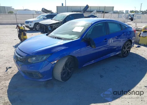 2019 Honda Civic Sport from USA, damaged, VIN 2HGFC2E85KH550838